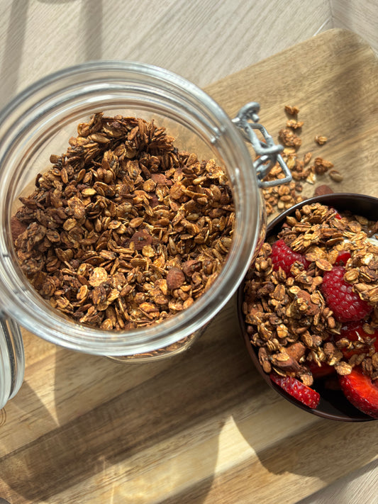 crunchy granola vezelrijk - bake off