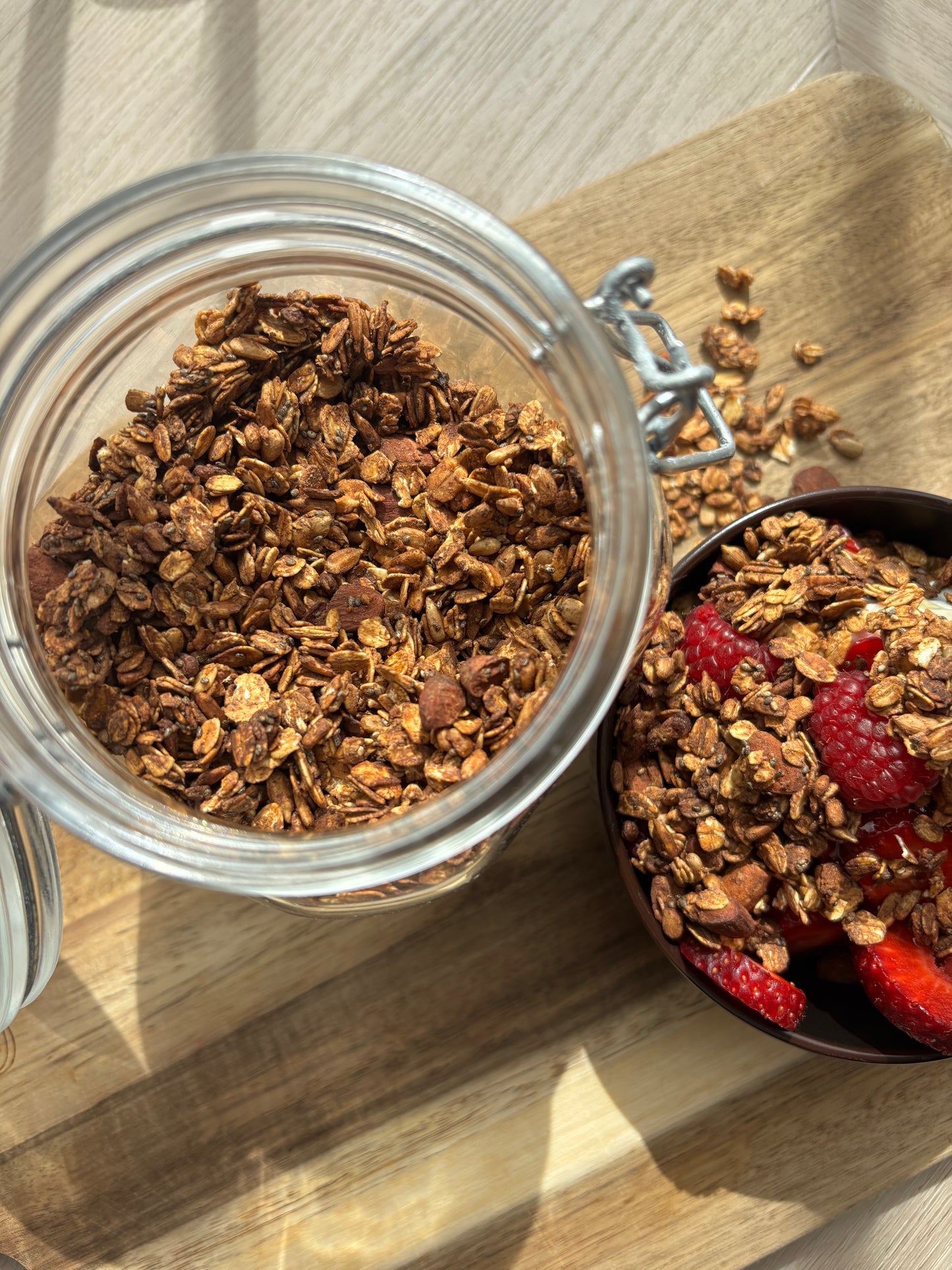 crunchy granola vezelrijk - bake off